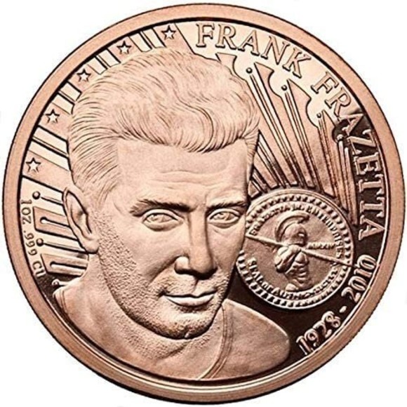 Frank Frazetta The Barbarian 1 oz Copper Round RARE - Picture 3 of 3